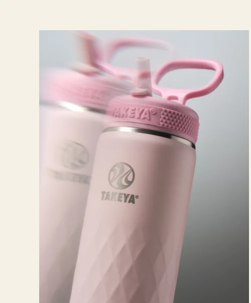 22oz Takeya Sport Water Bottle With Straw Lid - Peony