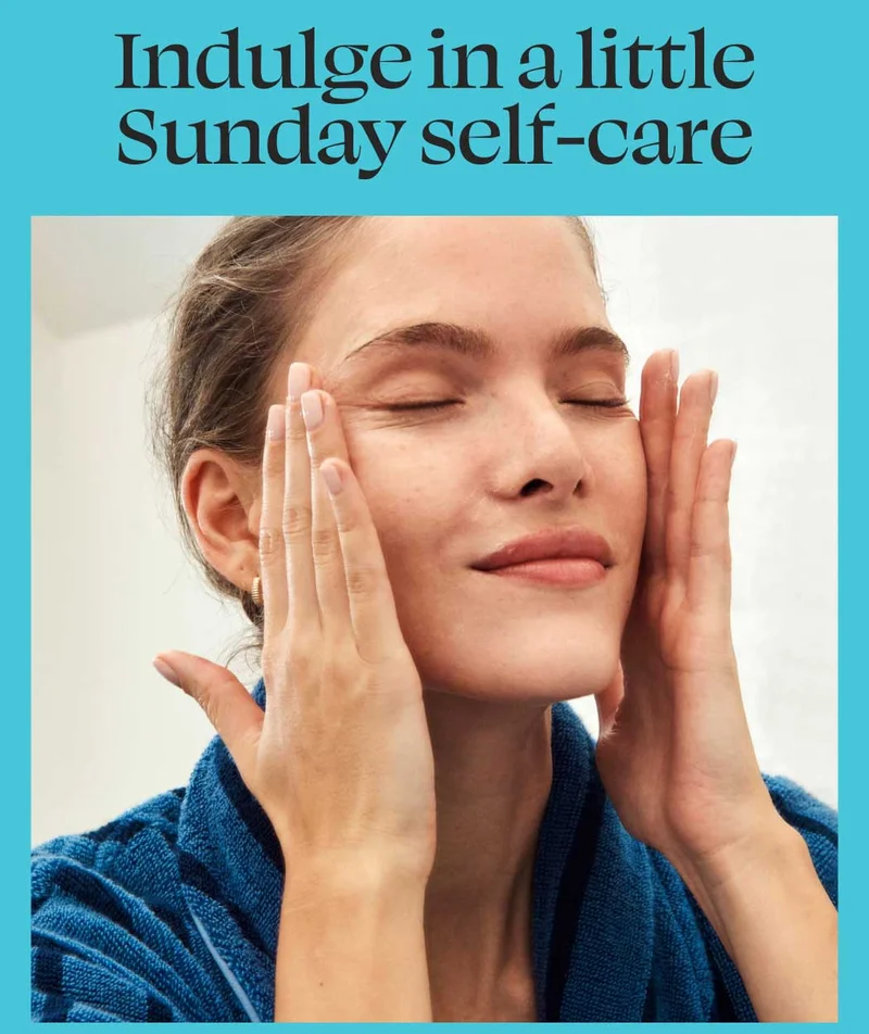 Indulge in a little Sunday self-care
