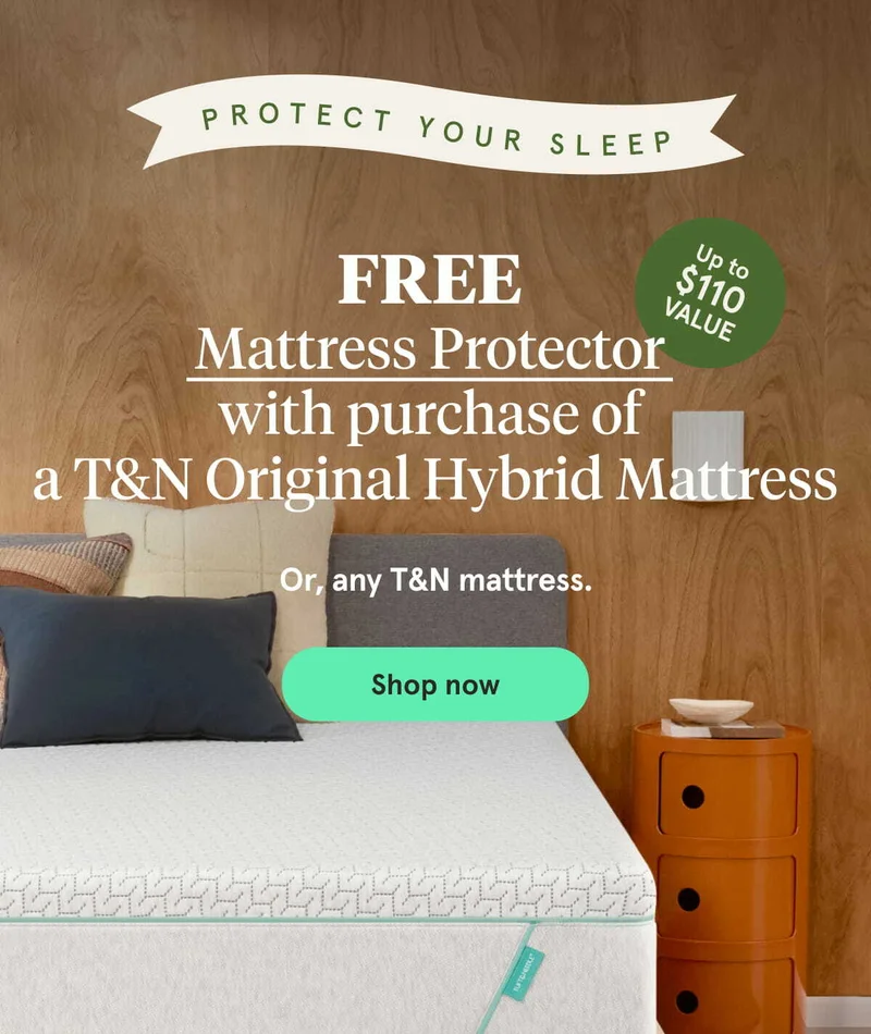 FREE Mattress Protector with purchase of a T&N Original Hybrid Mattress | Shop now