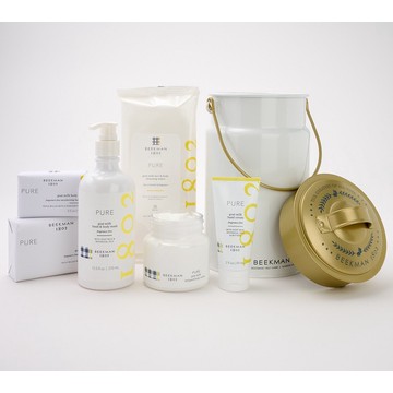 Beekman 1802 Goat Milk 6pc Bath & Body Gift Set w/ Milk Pail