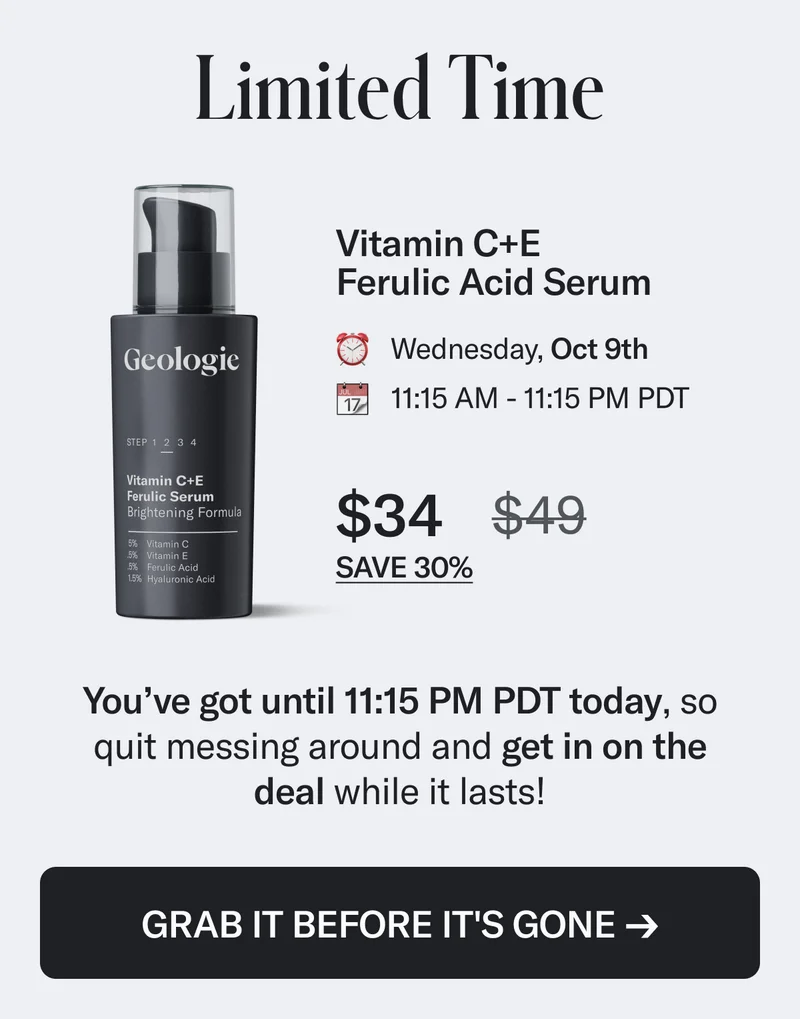 Geologie Vitamin C Amazon Lightning Deal
