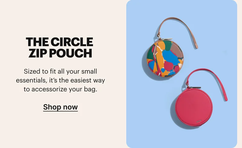 The Circle Zip Pouch
