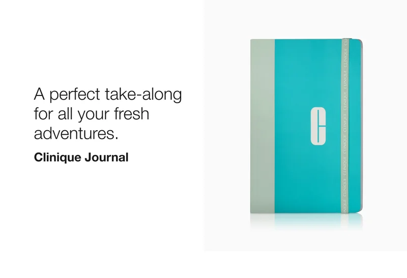 A perfect take-along for all your fresh adventures. Clinique Journal