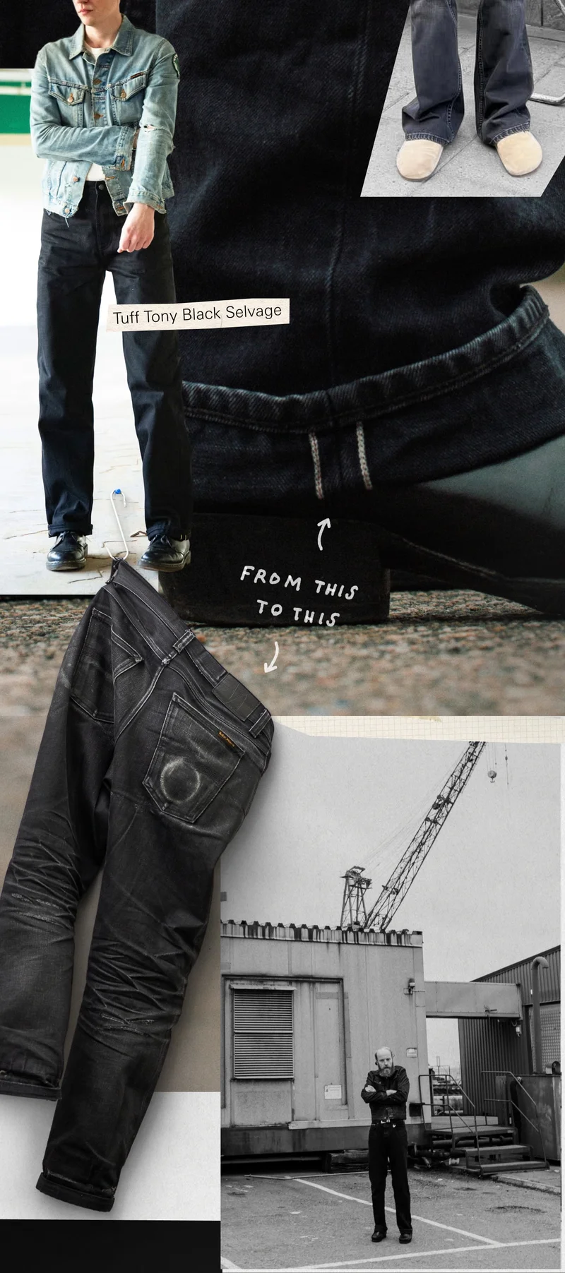 Tuff Tony Dry Black Selvage