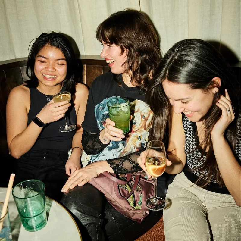 Friends having a drink