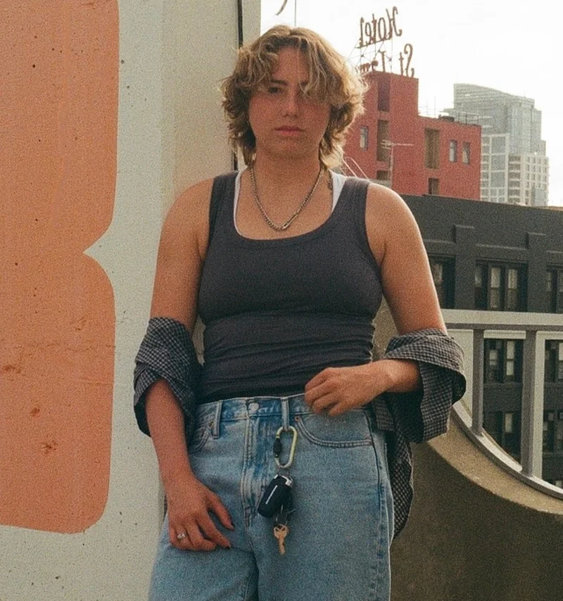 Image of Tank Bra Top - TENCEL™ Modal Slate