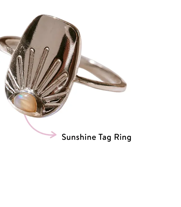Sunshine Tag Ring