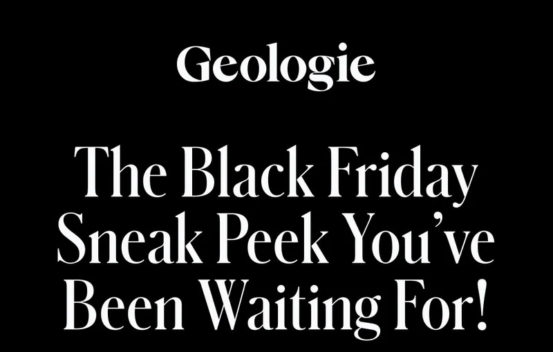 Black Friday Starts Now