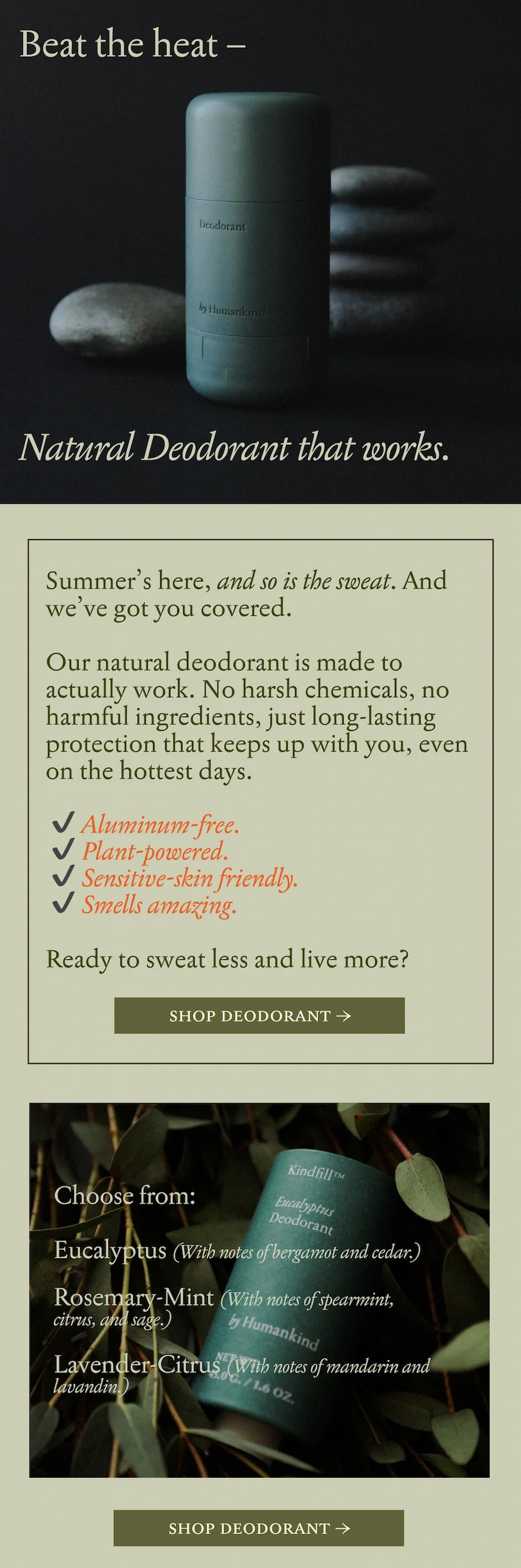 Shop Deodorant