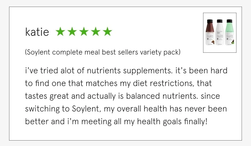 Soylent complete meal best sellers variety pack