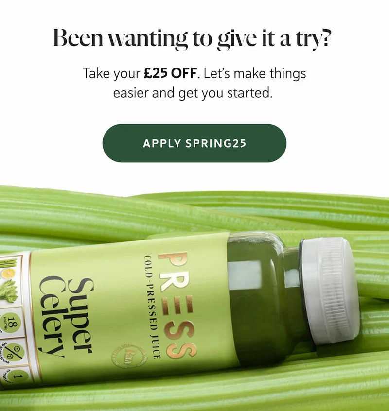 Been wanting to give it a try?   Take your £25 OFF. Let’s make things easier and get you started.