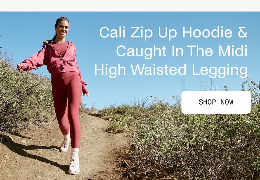 Cali Zip Up Hoodie in Washed Rose