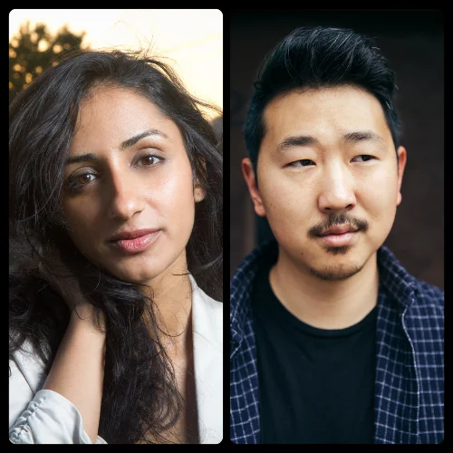 Andrew Ahn and Kiran Deol headshots.