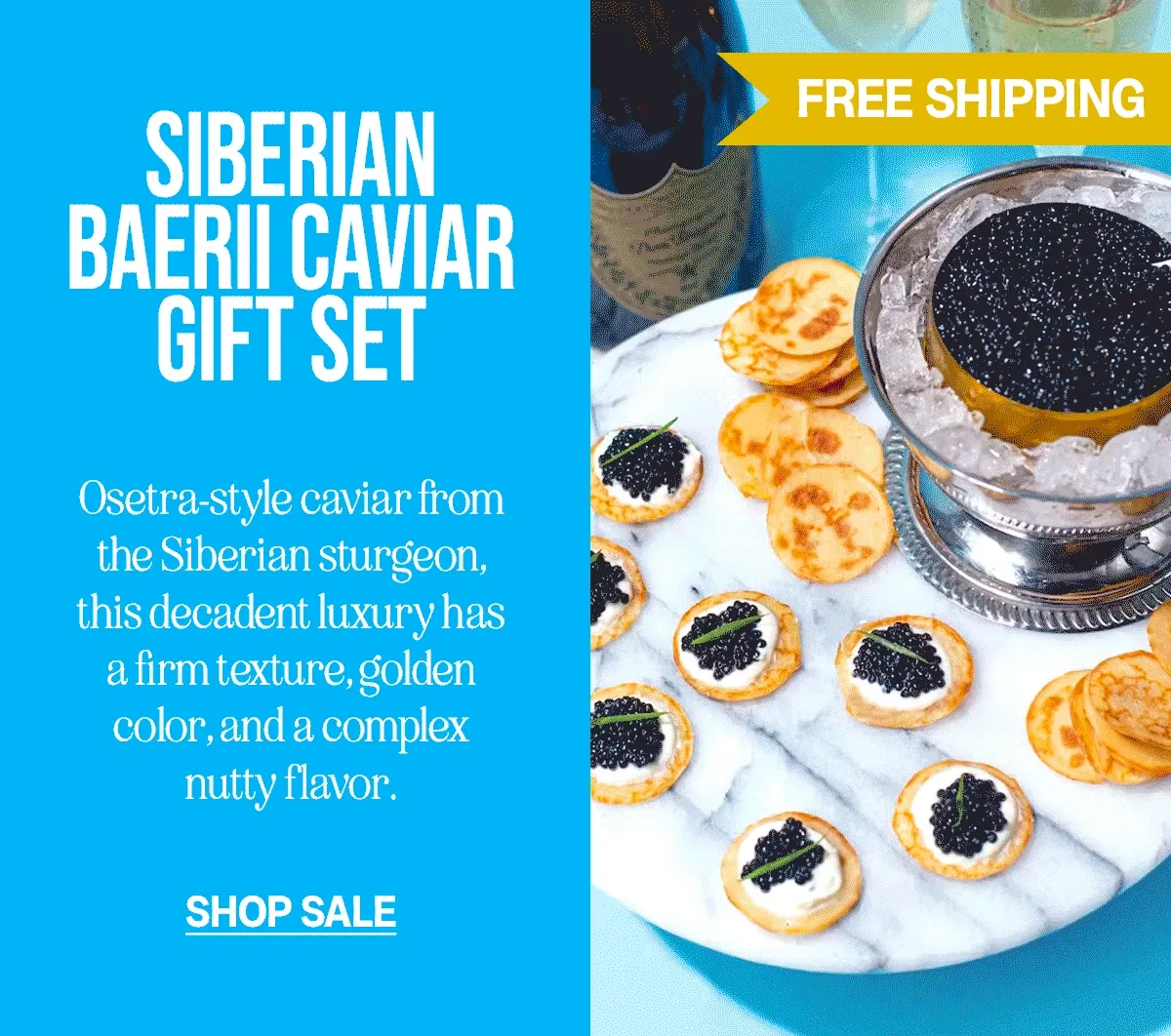Siberian Baerii Caviar Gift Set
