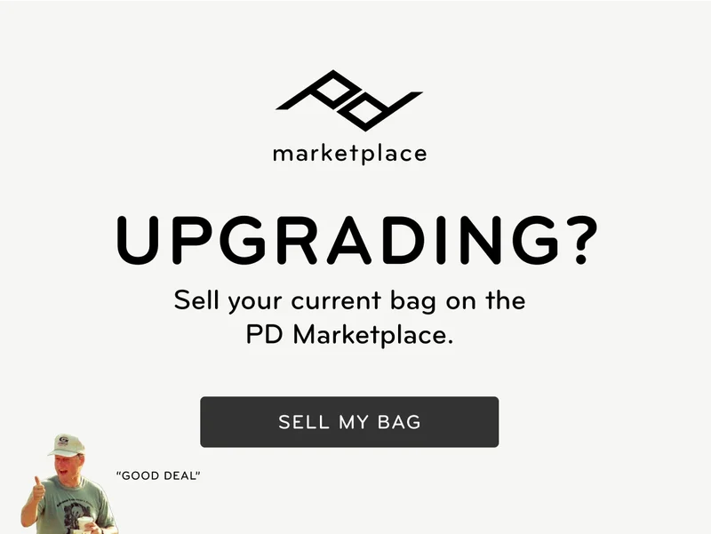 Upgrading? Sell your current bag on the PD marketplace.