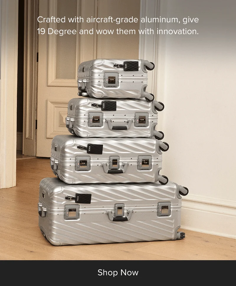 Crafted with aircraft-grade aluminum, give 19 Degree and wow them with innovation.