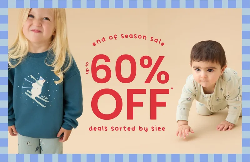 end of season sale up to 60% OFF*