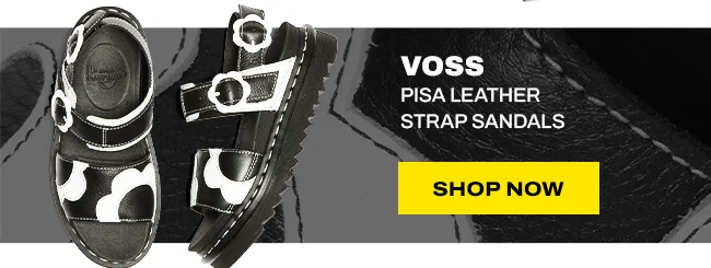 Voss Pisa Leather Strap Sandals