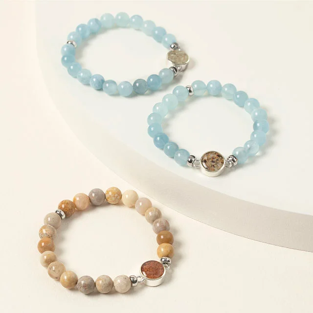 Sentimental Sand Custom Karma Bracelet