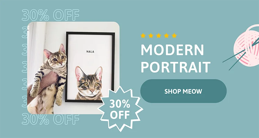 30% Off - Modern Portraits