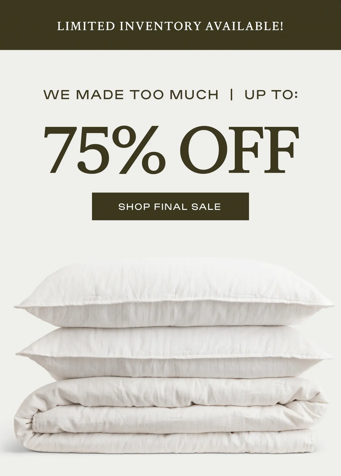 Up to 75% Off Ends Soon - Shop Final Sale Items