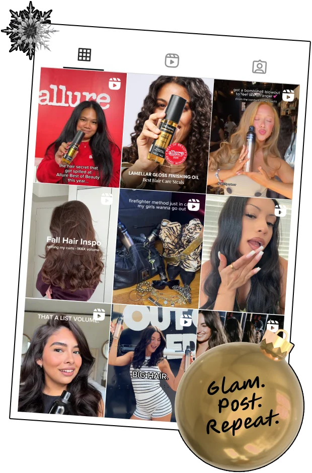 Glam.
Post. Repeat.