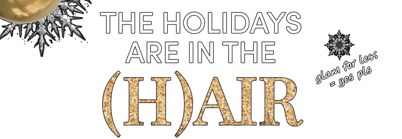The holidays
are in the  (H)AIR