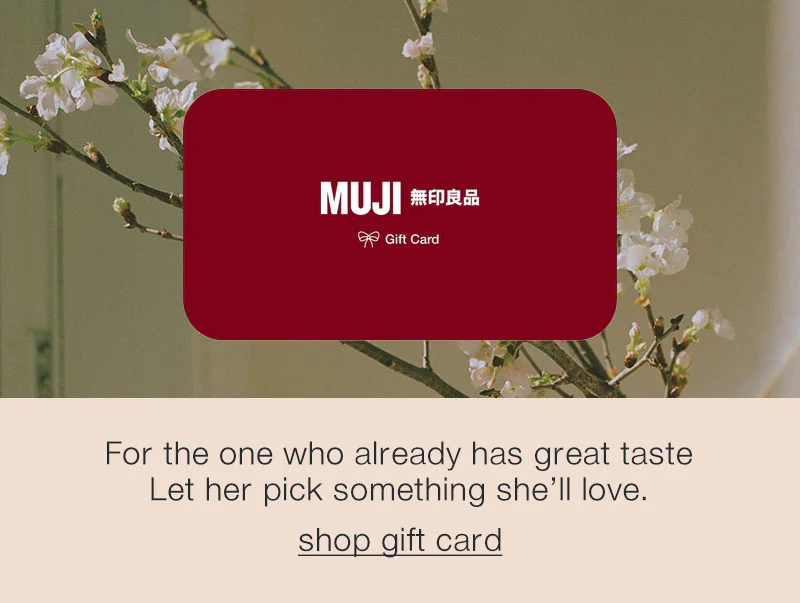 Shop MUJI Virtual Gift Card