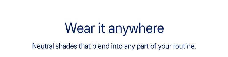 Wear it anywhere