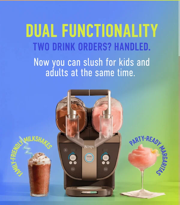 Dual Functionality--Two drink orders? Handled.