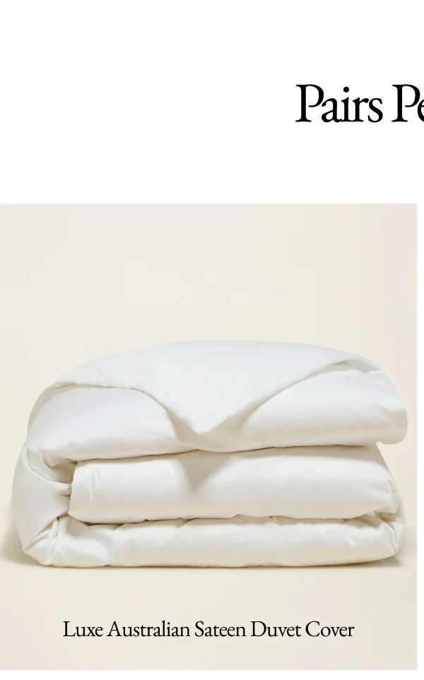 Luxe Australian Sateen Duvet Cover
