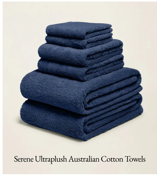 Serene Ultraplush Australian Cotton Towels