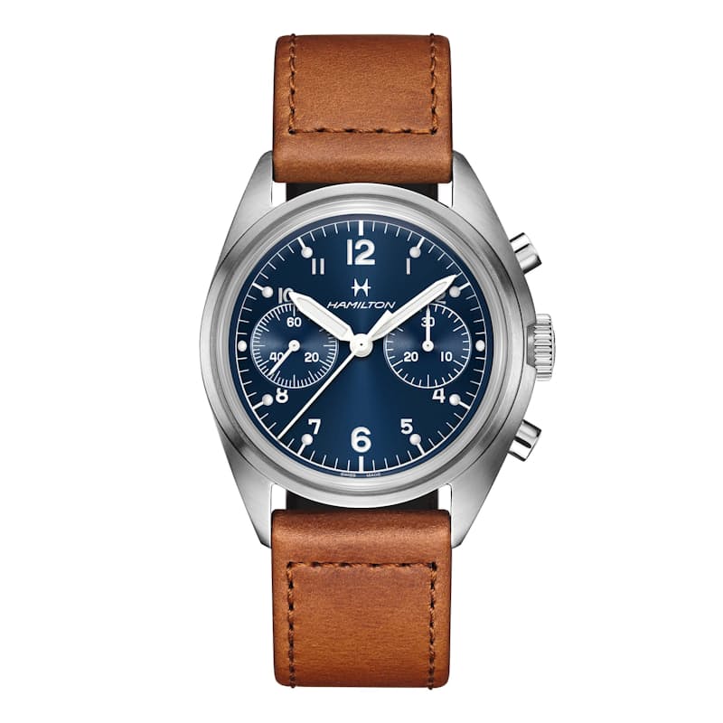 Khaki Aviation Pilot Pioneer Mechanical Chrono 40mm Watch