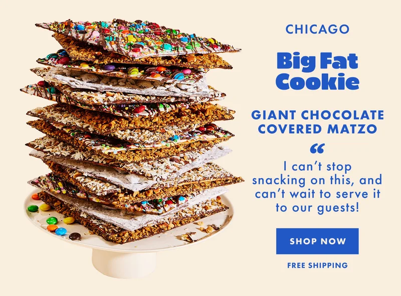 Big Fat Cookie Chocolate Covered Matzo Big Fat Cookie Chocolate Covered Matzo