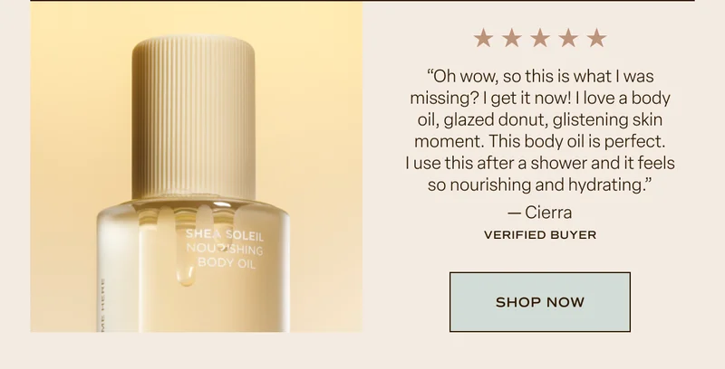 Shea Soleil Nourishing Body Oil
