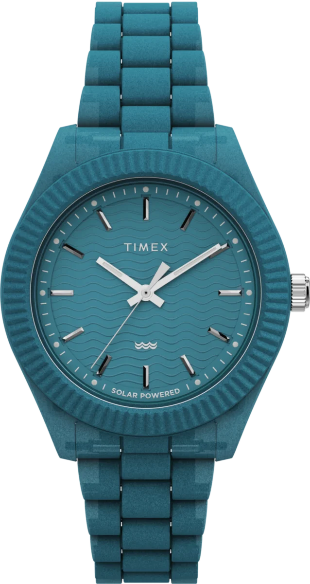 Timex Legacy Ocean 37mm Recycled Plastic Bracelet Watch