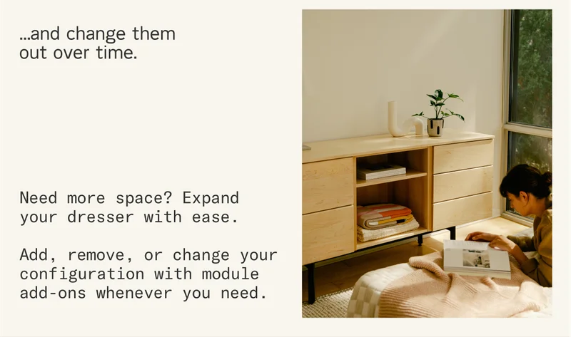 ...and change them out over time.