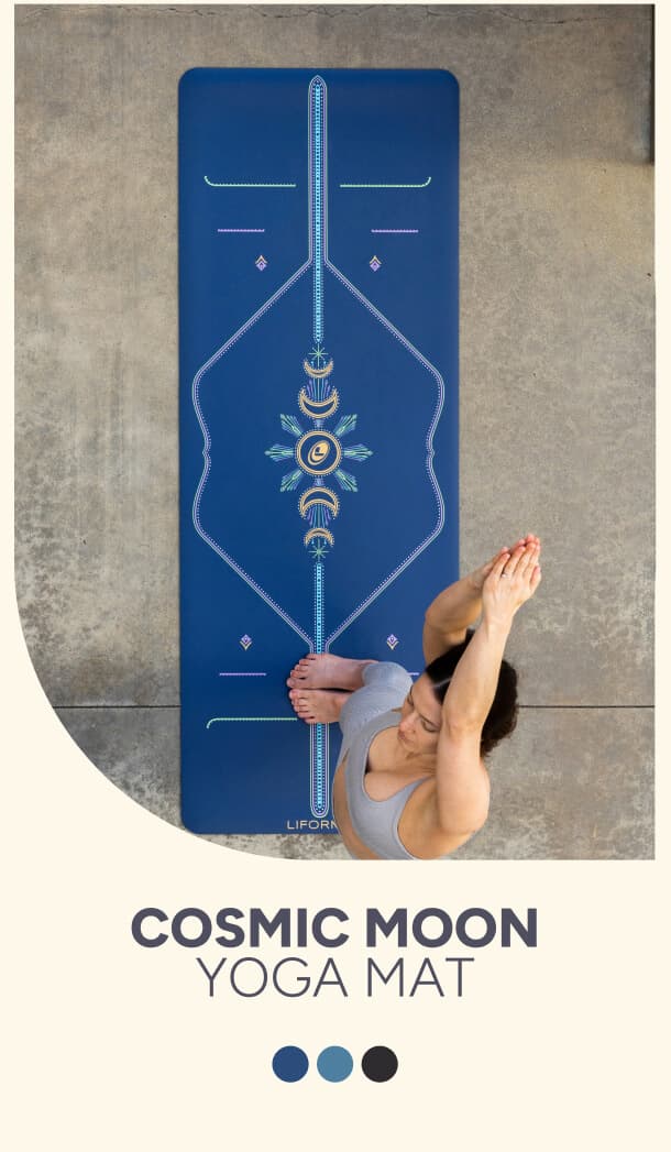 Cosmic Moon Yoga Mat