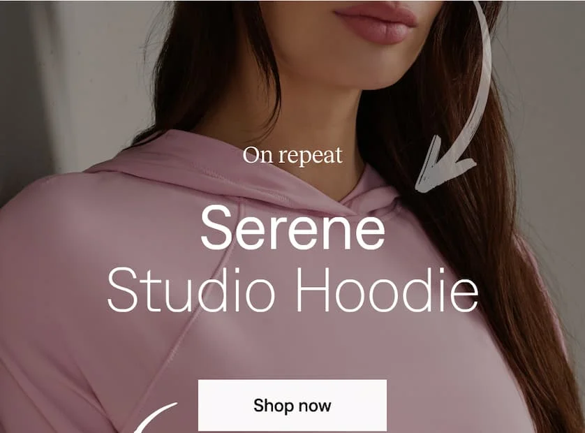 On repeat: Serene Studio Hoodie. Shop now