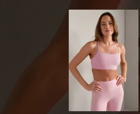 Revive™ Cami Sports Bra: Pink Sugar