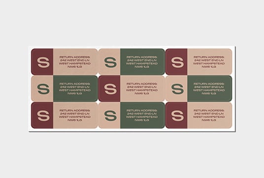 Vinyl Address Labels