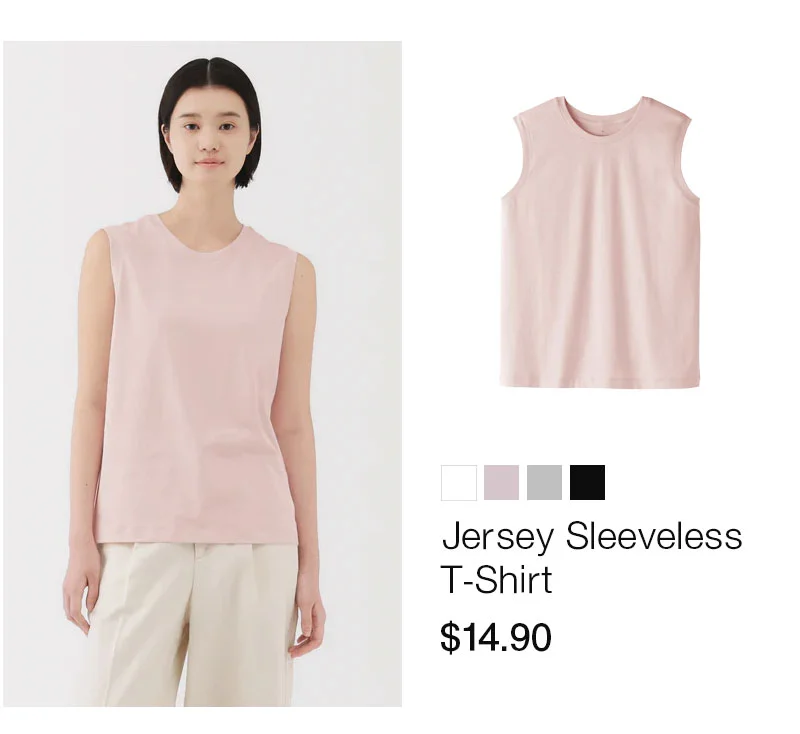 Shop Women's Jersey Sleeveless T-Shirt