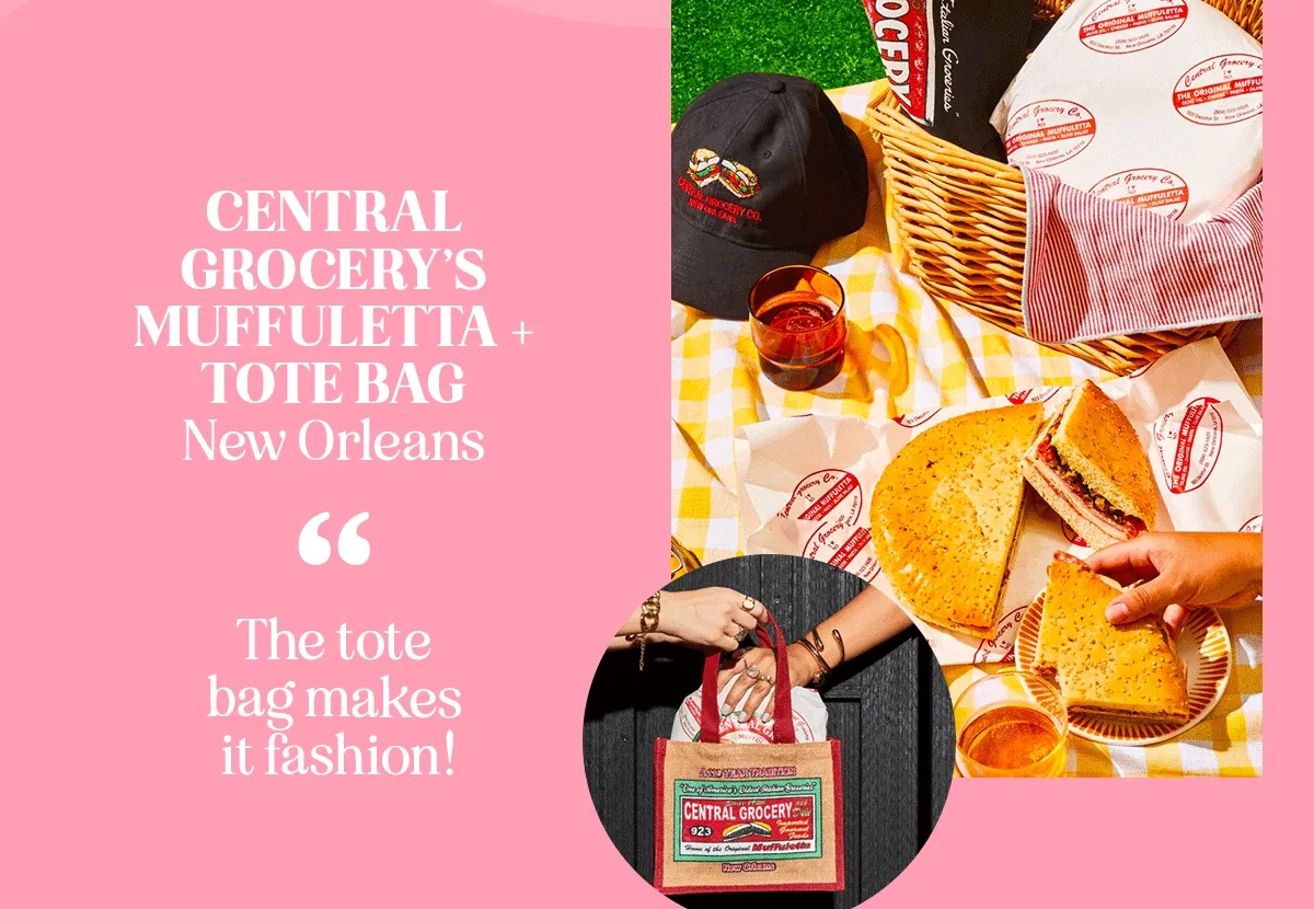 Central Grocery Muffuletta + Tote Bag