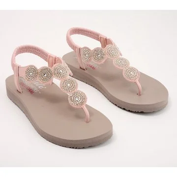 Skechers Meditation Sling Back Sandals - Stars & Sparkle