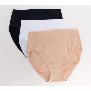Breezies Stretch Micro Hi-Cut Panties 3-Pack