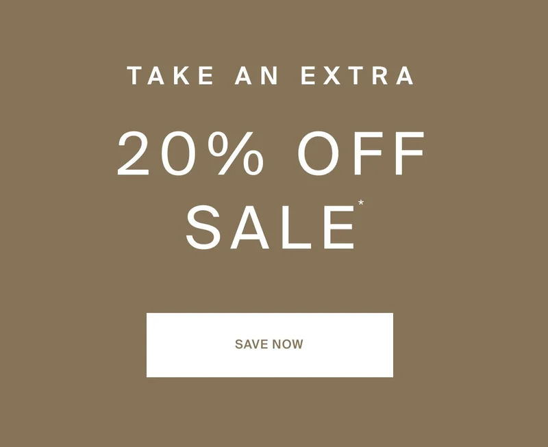 Take An Extra 20% Off Sale | Save Now