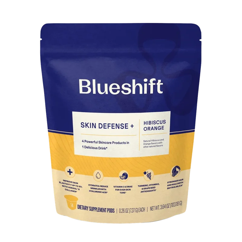 Image of Blueshift Nutrition Skin Defense + Hibiscus Orange