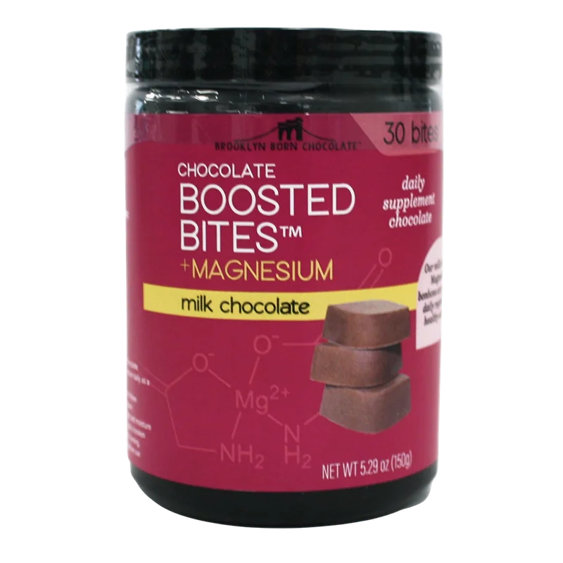 Image of Brooklyn Born Chocolate Boosted Bites Milk Chocolate Bites with Magnesium (30 CT)