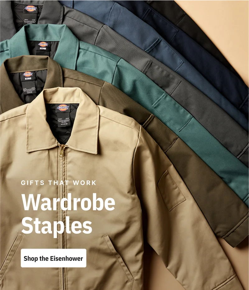 Gifts That Work. Wardrobe Staples. Shop The Eisenhower.