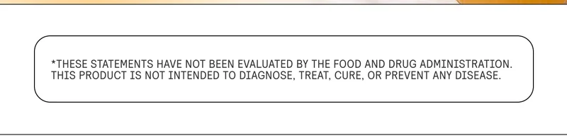 These statements have not been evaluated by the food and drug administration. This product is not intended to diagnose, treat, cure, or prevent any disease.